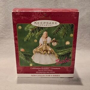 Vtg. Hallmark Keepsake Ornament Barbie Special 2000 Edition New Collector Series